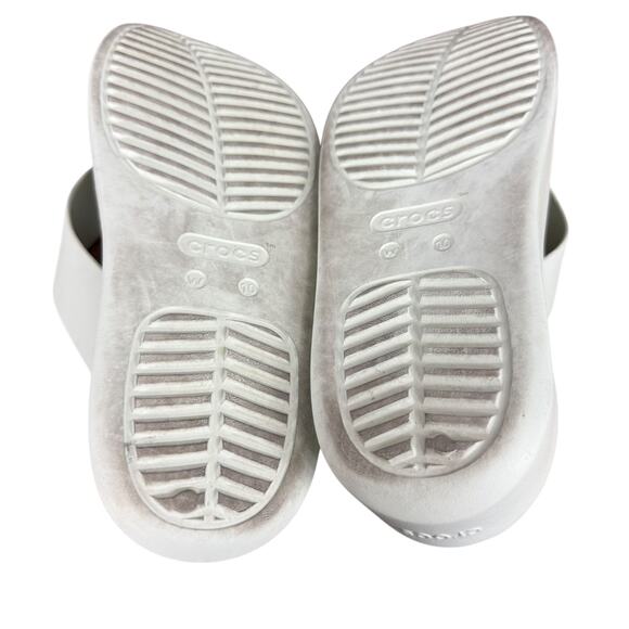 Crocs Getaway Platform Sandals Rubber Slip On Comfort Shoes Thongs Flip Flops 10 - Picture 15 of 16